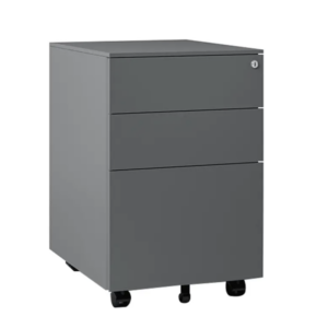 2D1F Steel Mobile Pedestal (Dark Grey)
