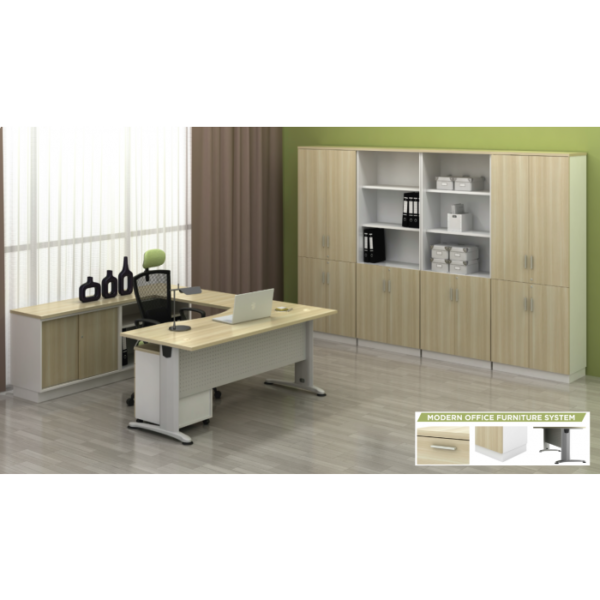B Series C-Shaped Desk Set