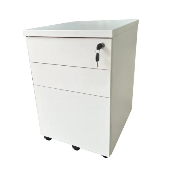 2D1F Mobile Pedestal (White)