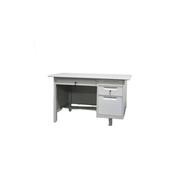 1.22m Steel Desk With Drawers